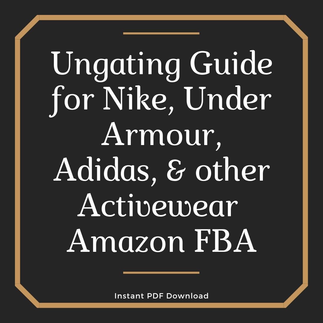 Ungating Guide for Nike Adidas Under Armour Category on Etsy