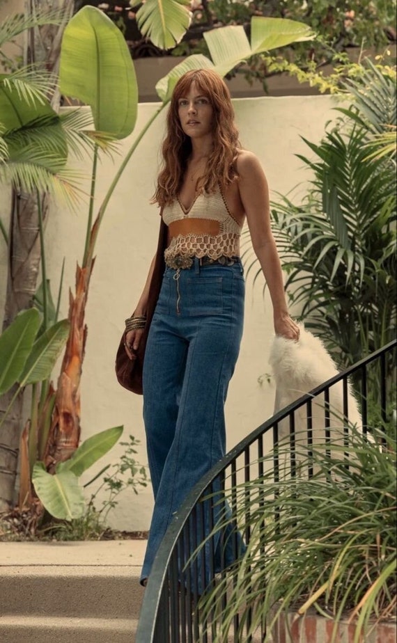 Daisy Jones Inspired Crochet Halter Top - Etsy