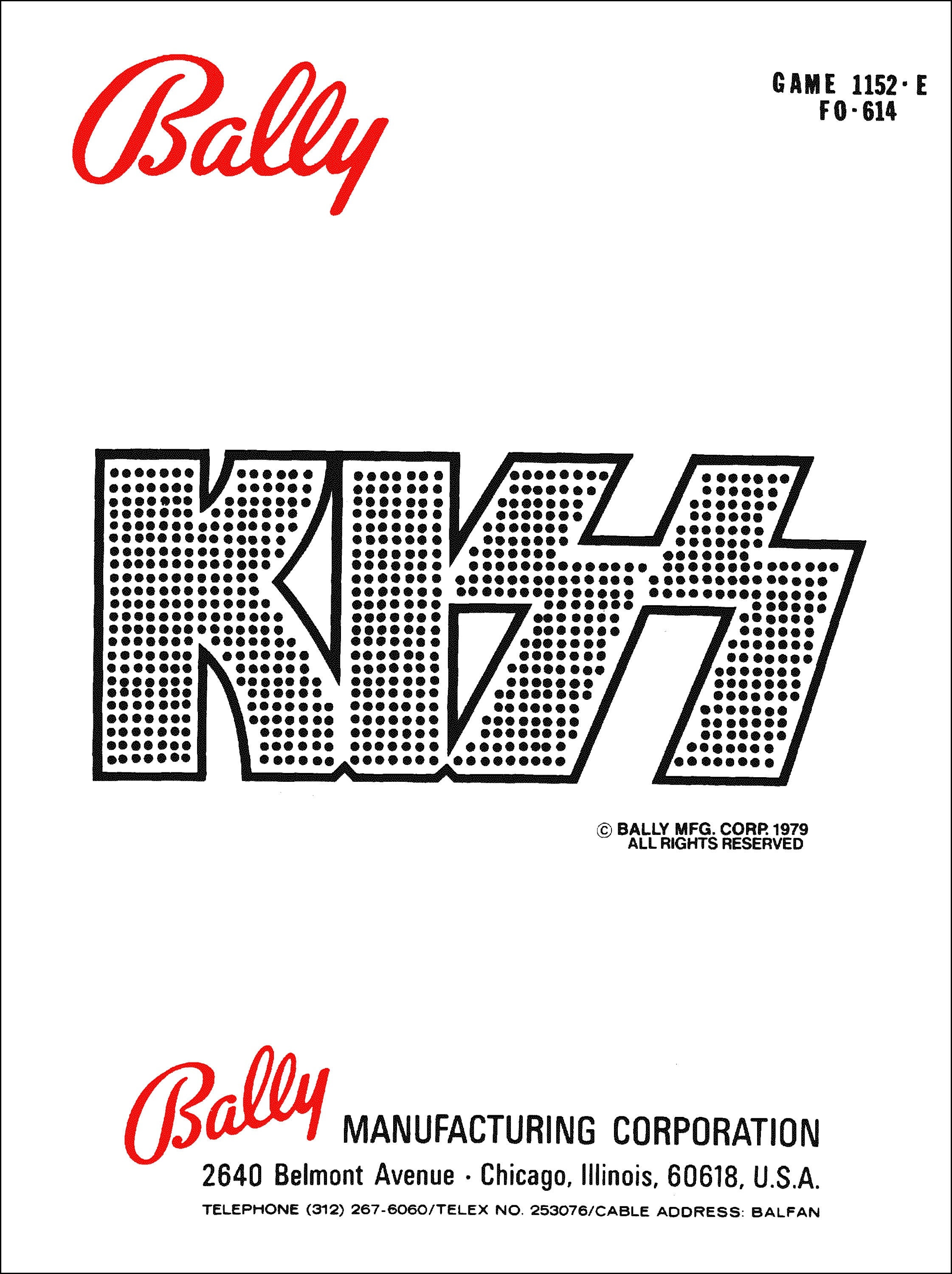 Kiss Pinball Coinop Amusement Arcade Machine Game COMPLETE Etsy