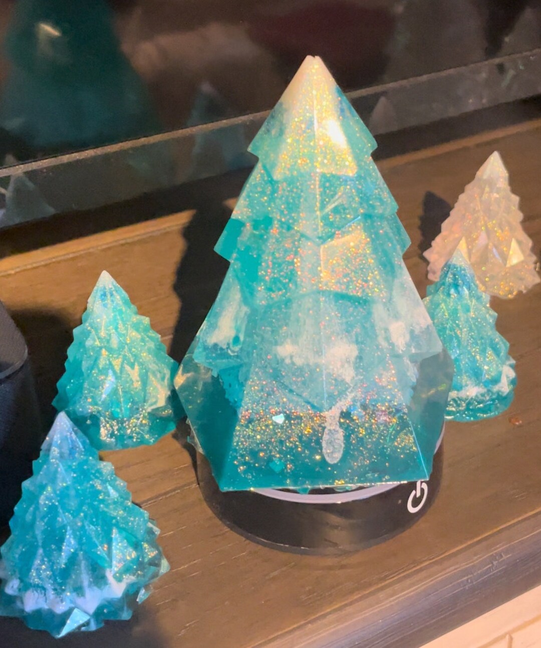 Beautiful Resin Christmas Trees Etsy