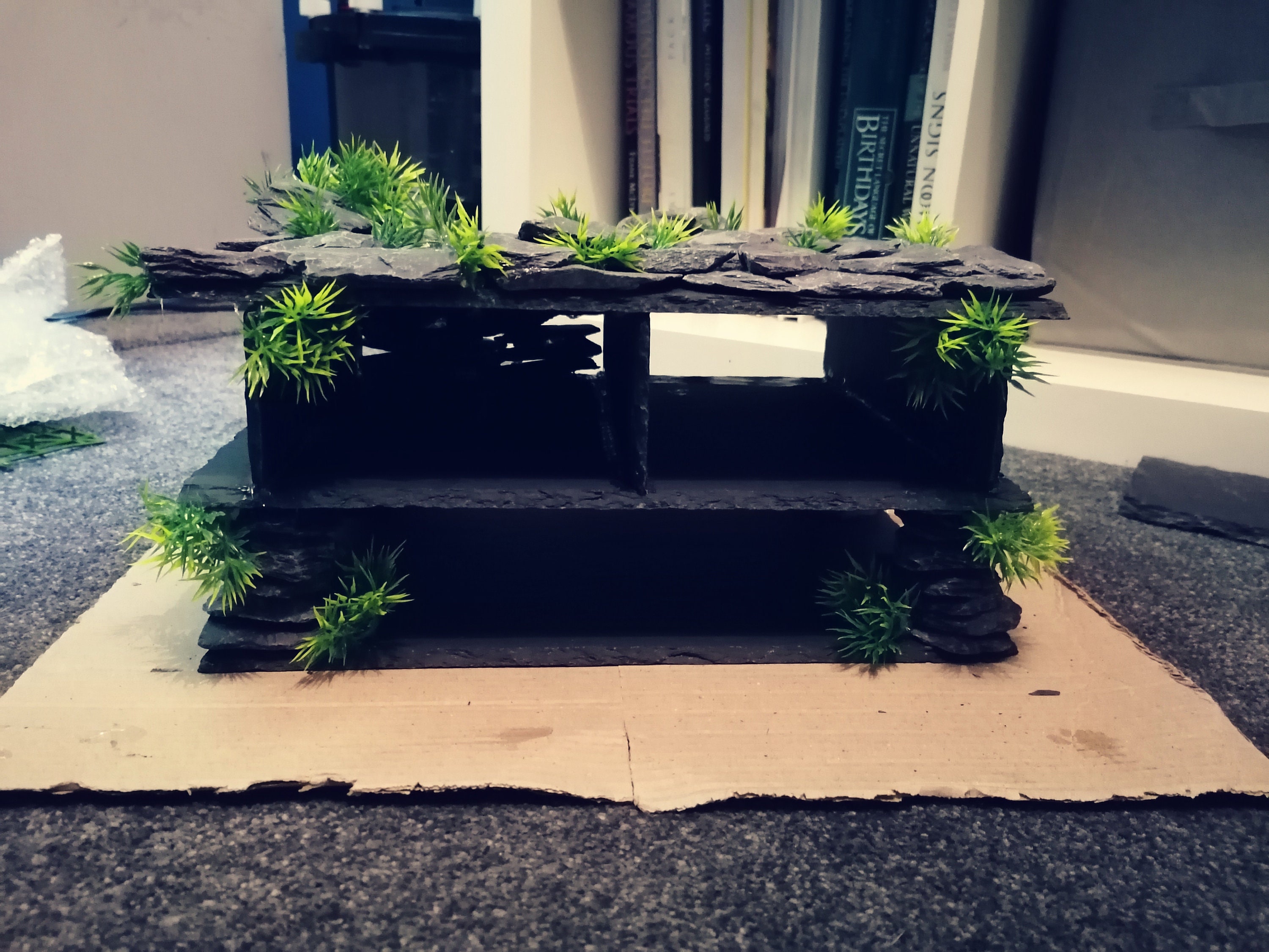 Aquarium custom slate cave Axotles Etsy