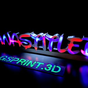 Nombre luminoso - Luz nocturna personalizada - Regalo de cumpleaños original