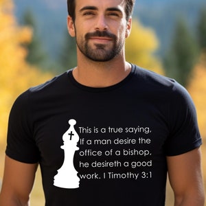 I Timothy 3:1 Made in USA Christian Unisex T-Shirt