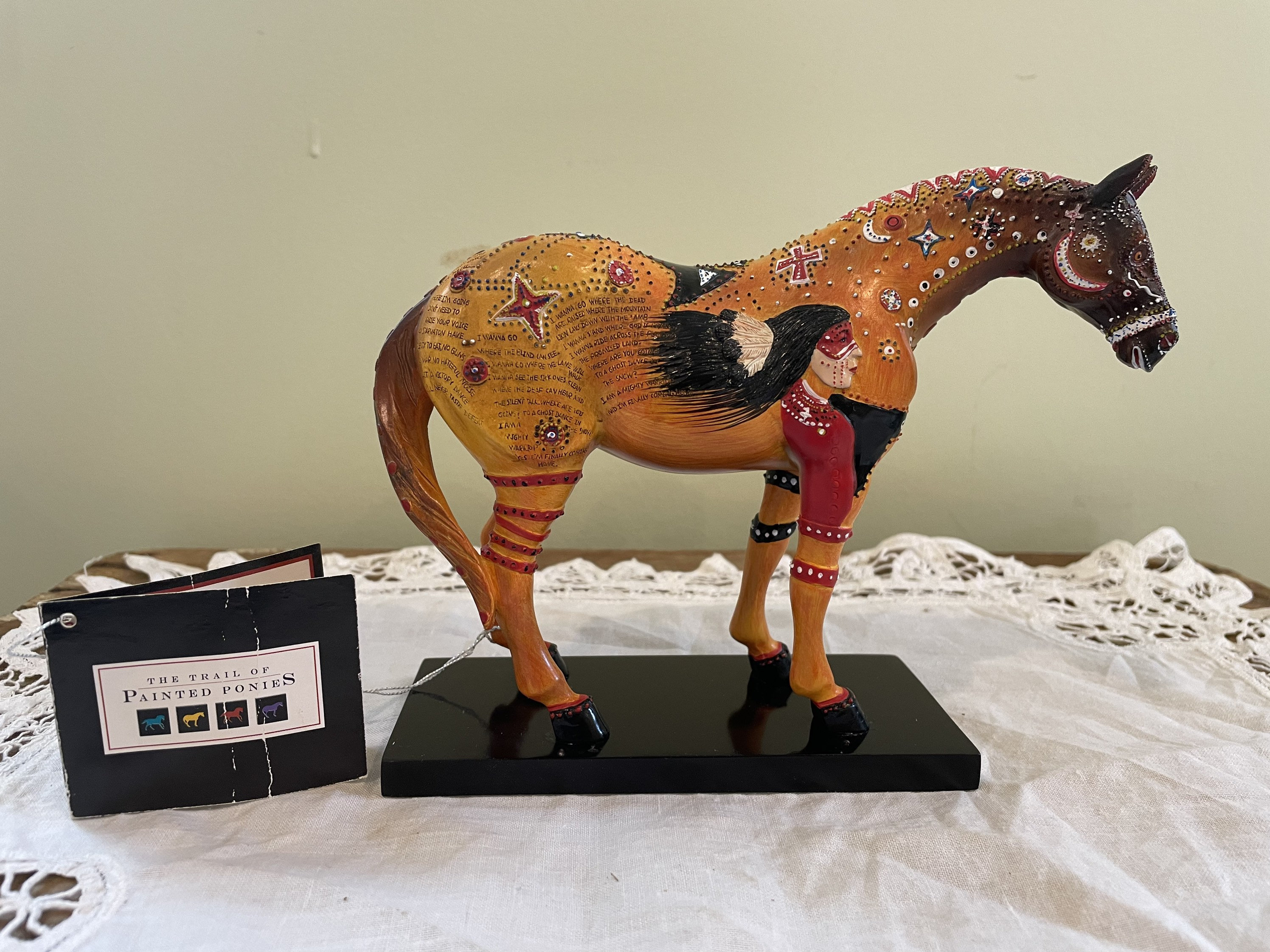 The Trail of Painted Ponies, Ghost Horse, Item No. 1544, RETIRED Etsy