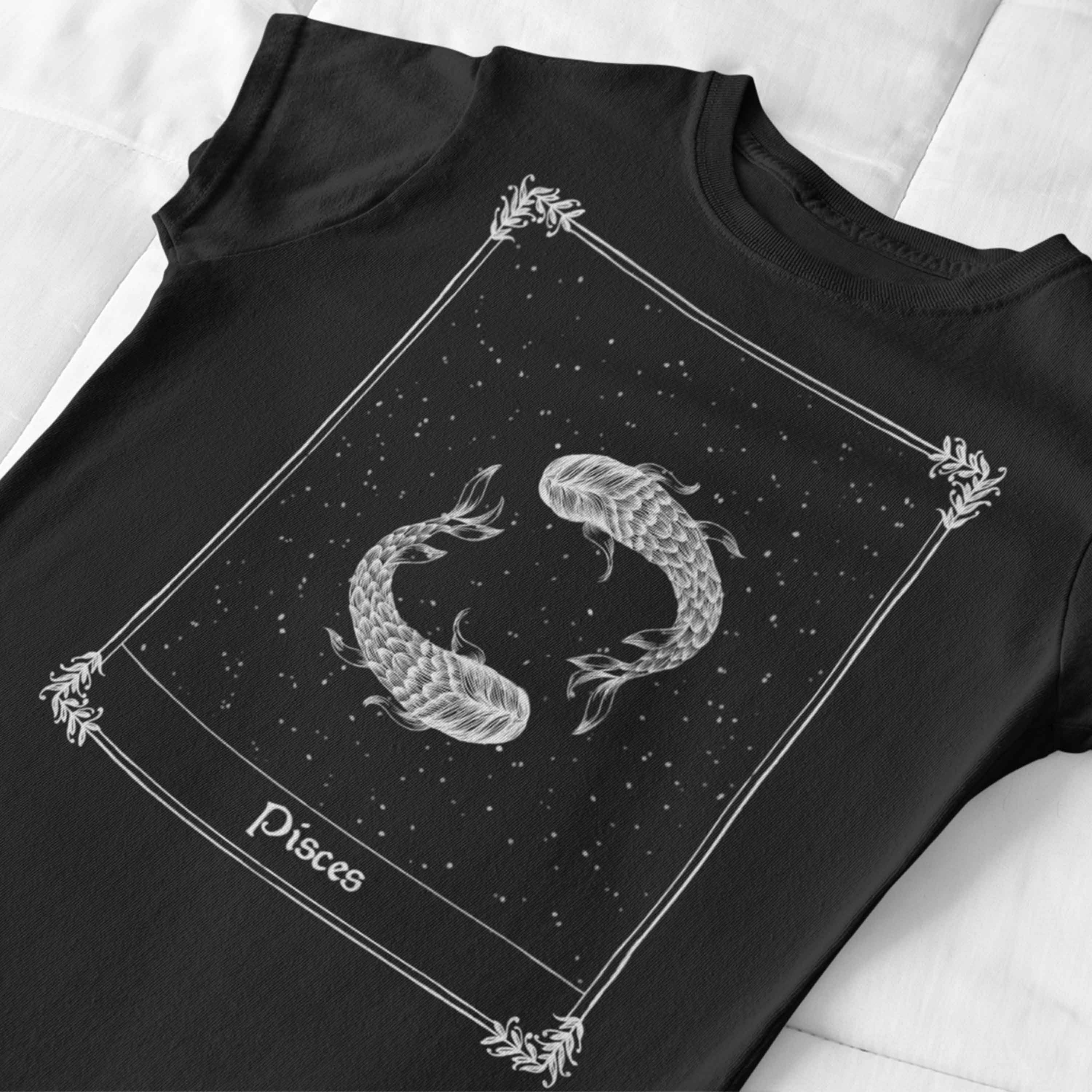 Fische Sternzeichen Damen TShirt Etsy