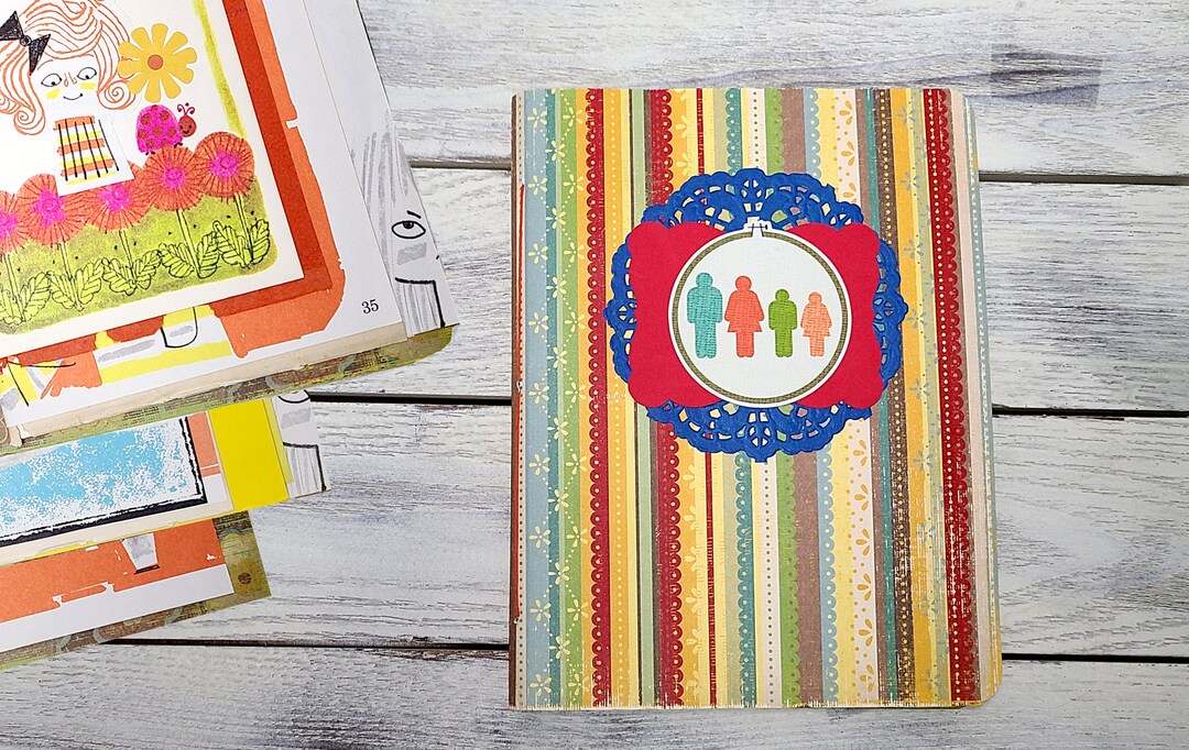 Handmade Junk Journal Vintage Book Journal Repurposed Etsy