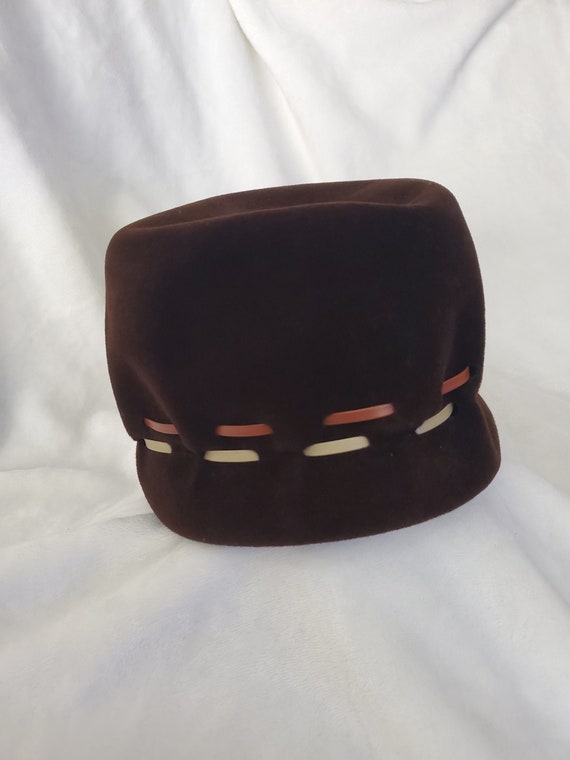 Vintage Lilly Daché Italian Wool Felt Hat