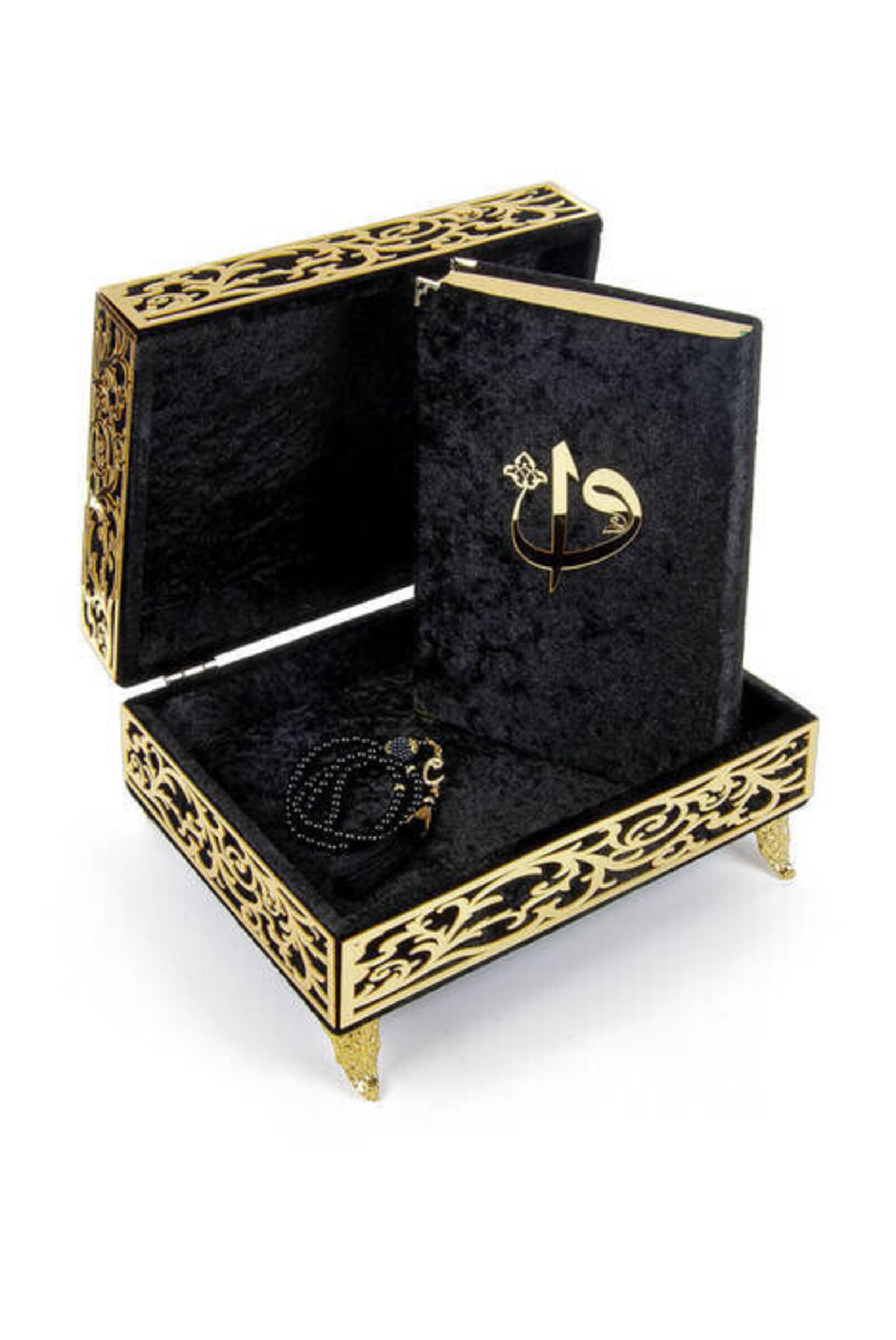 Decorated Gift Velvet Covered HOLY QURAN GİFT with Special Etsy