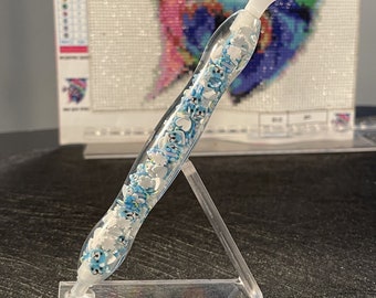 Stylos de peinture au diamant, stylos accessoires pour outils d'art faits à la main, outils de peinture au diamant (fragments d'ours bleu)