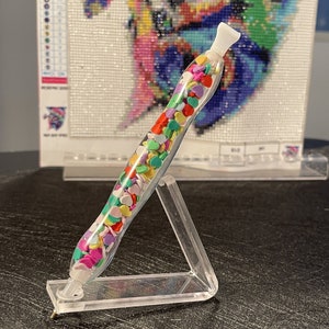 Diamond Painting Pens, Handmade Art Tool Accessory Pens, Diamond Painting Tools (Heart Shaped Pieces)