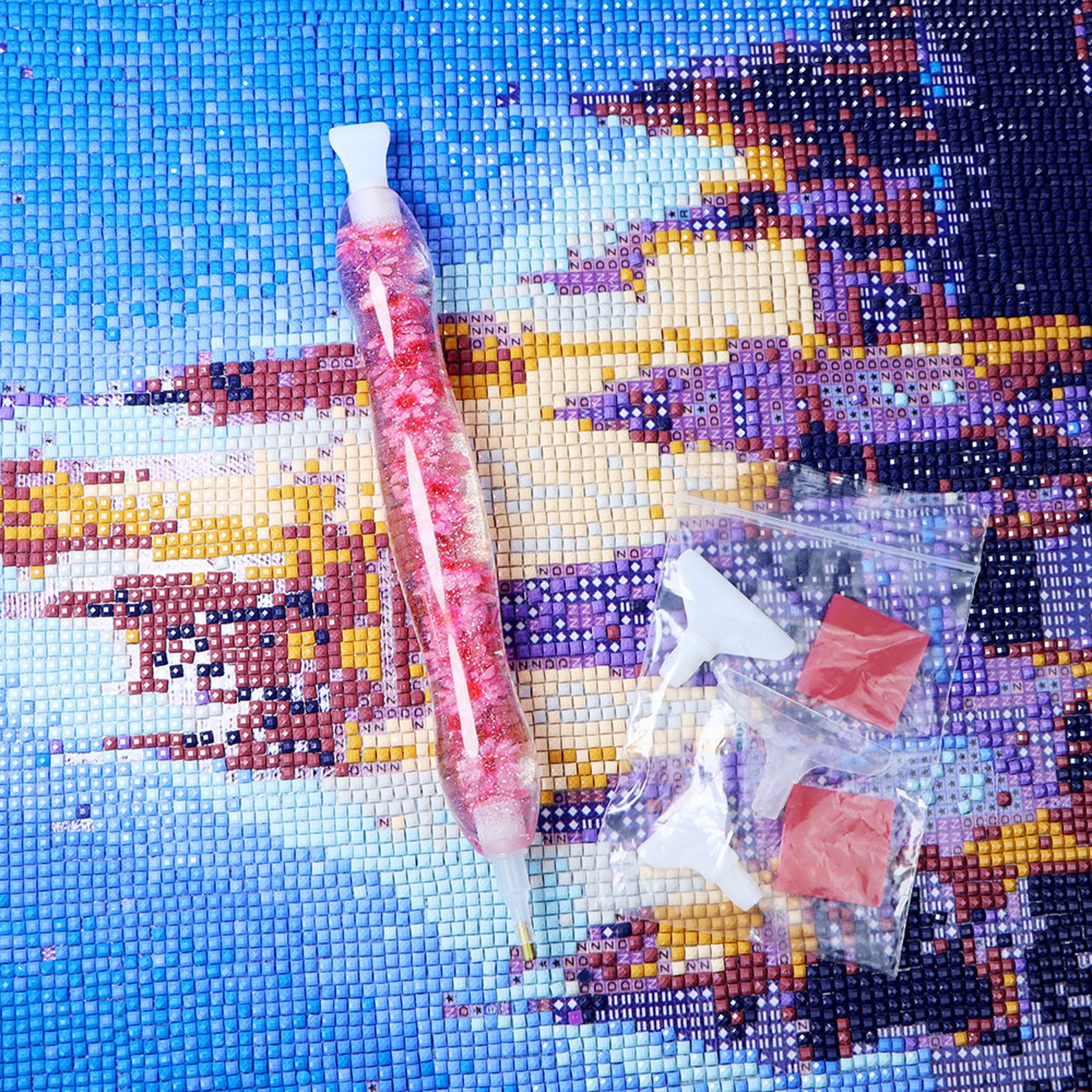 Flower Seriesclear Diamond Painting Pen Diamond Art Etsy