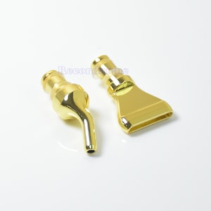 2 Pack(Bendy+5 Placer)Gold Stainless Steel Diamond Painting Tips