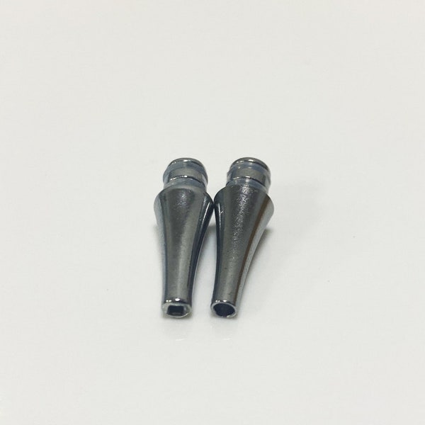 2 Pack Stainless Steel Single Placer Tip for Round and Square Drills