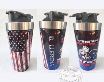 Personalized Shaker Bottle, Personalized Gym Gifts, Custom Protein Shaker Blender, Custom Water Bottle For Gym, Personalized Blender Cup