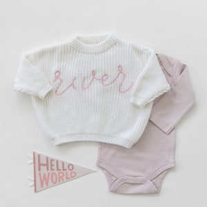 Custom Baby Name Sweater | Customizable Toddler Sweater