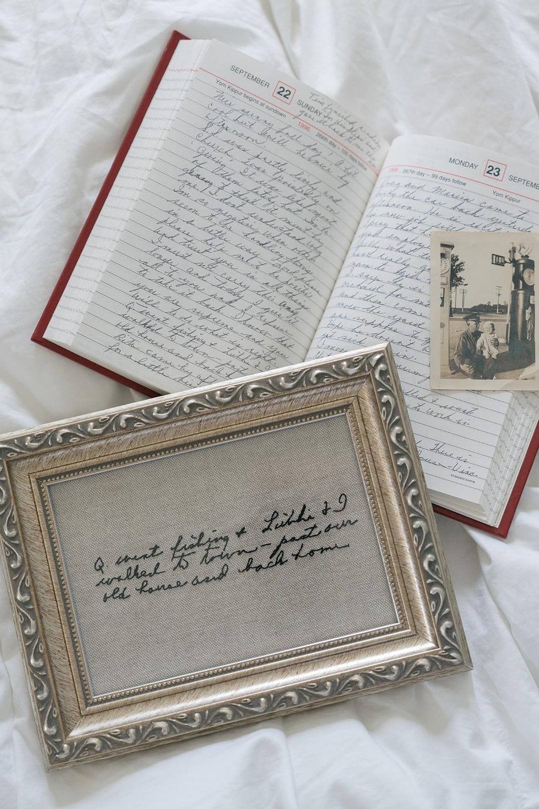 Fake Handwritten Notes Handwritten Note Keepsake | Custom Handwriting Embroidery - Etsy