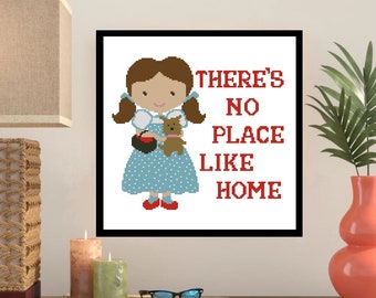 No Place Like Home Cross Stitch Pattern -326