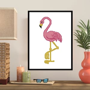 Flamingo Cross Stitch Pattern -114