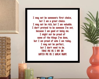 As I Am Cross Stitch Pattern -163