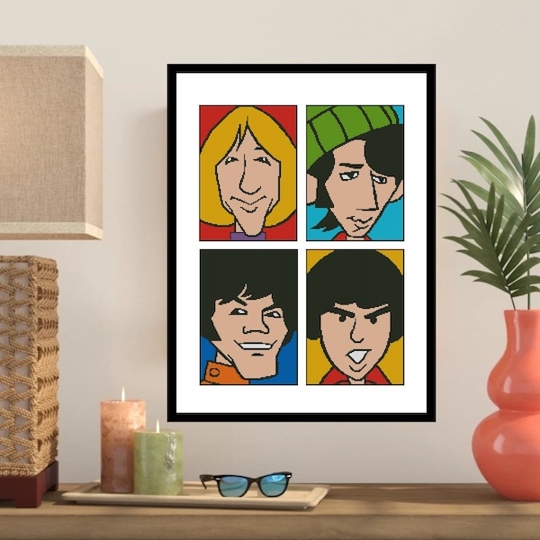 The Monkees Cross Stitch Pattern -201