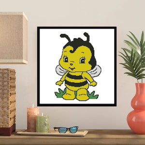 Bumble Bee Cross Stitch Pattern -110