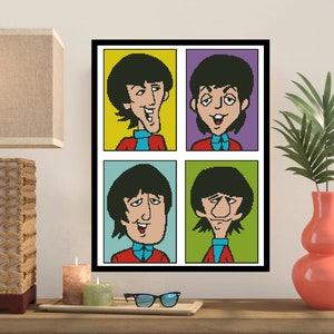 Beatles Cross Stitch Pattern -249