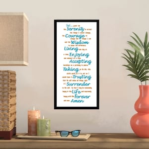 Serenity Prayer Full Version Cross Stitch Pattern -370