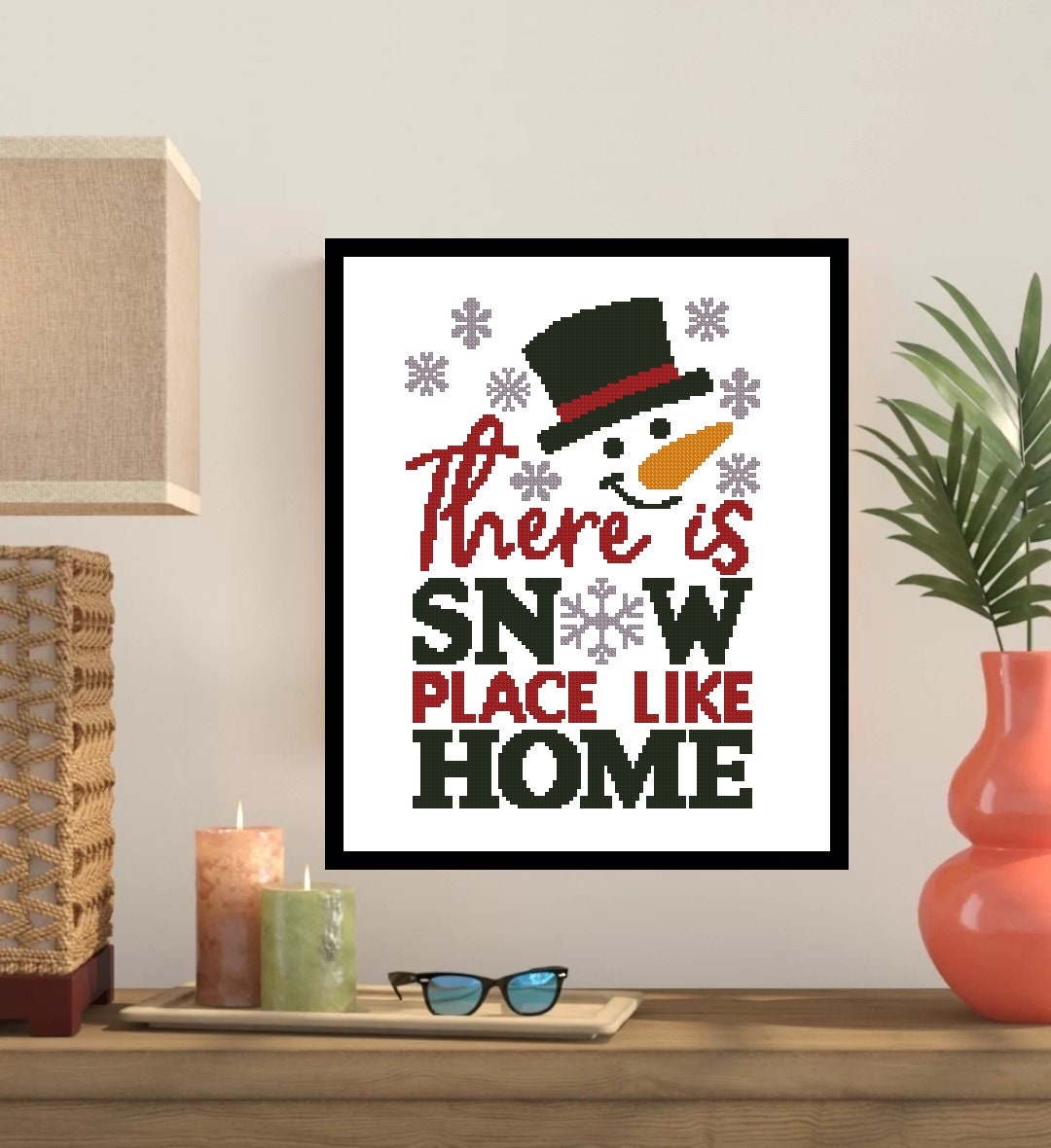 Snow Place Like Home Cross Stitch Pattern -165 - Etsy