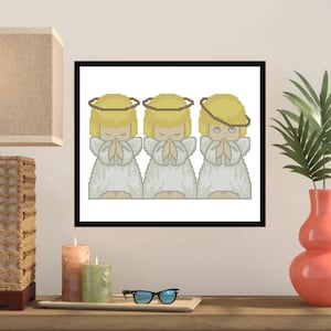 Three Angels Cross Stitch Patterns -123