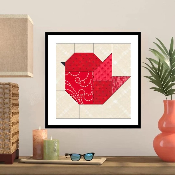 Paper Piecing Bird - Etsy