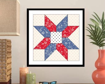 Star Shine EPP English Paper Piecing Block -OC564