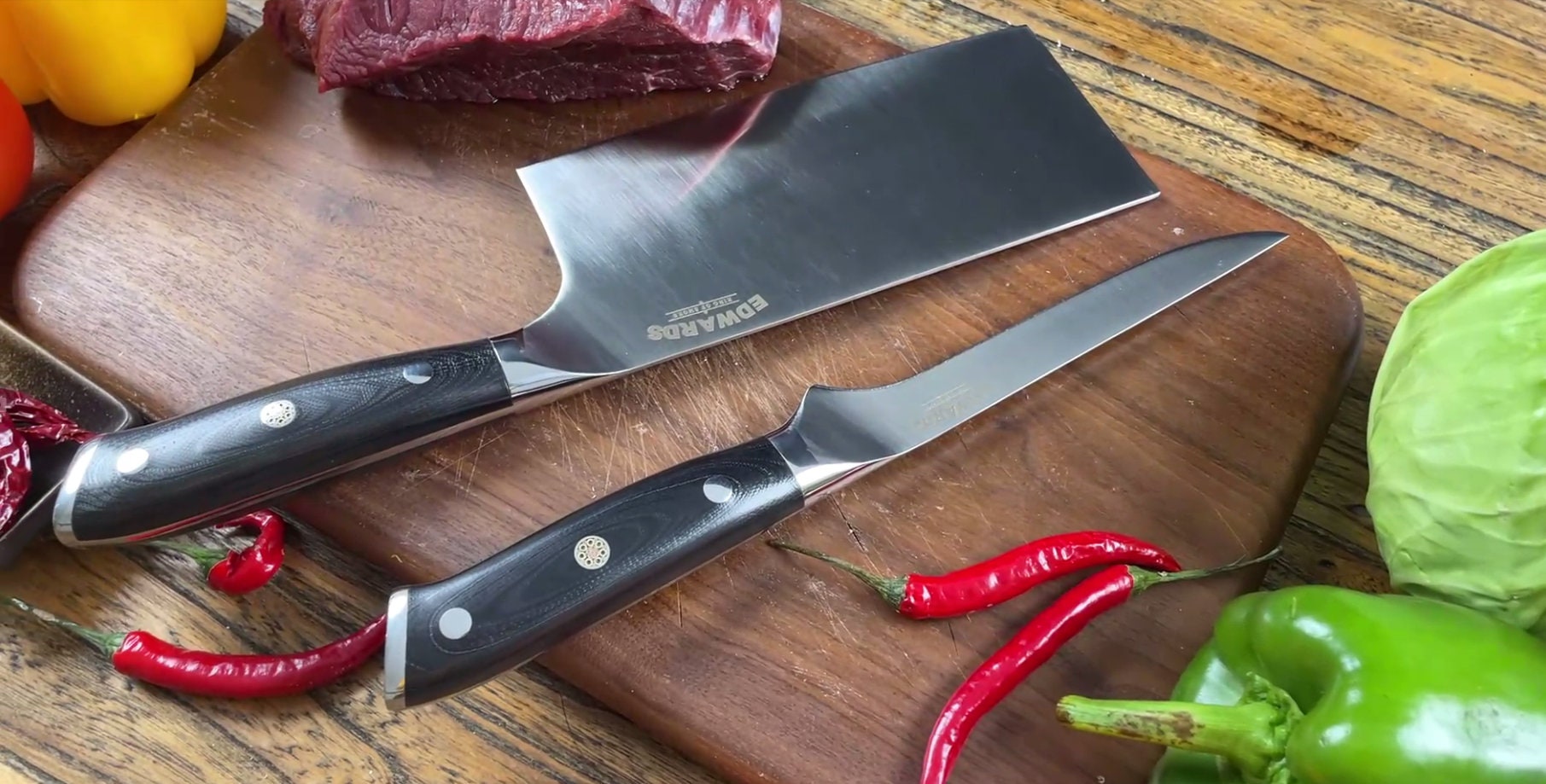 Nyx Range German Steel Chef Knife Set Available Etsy