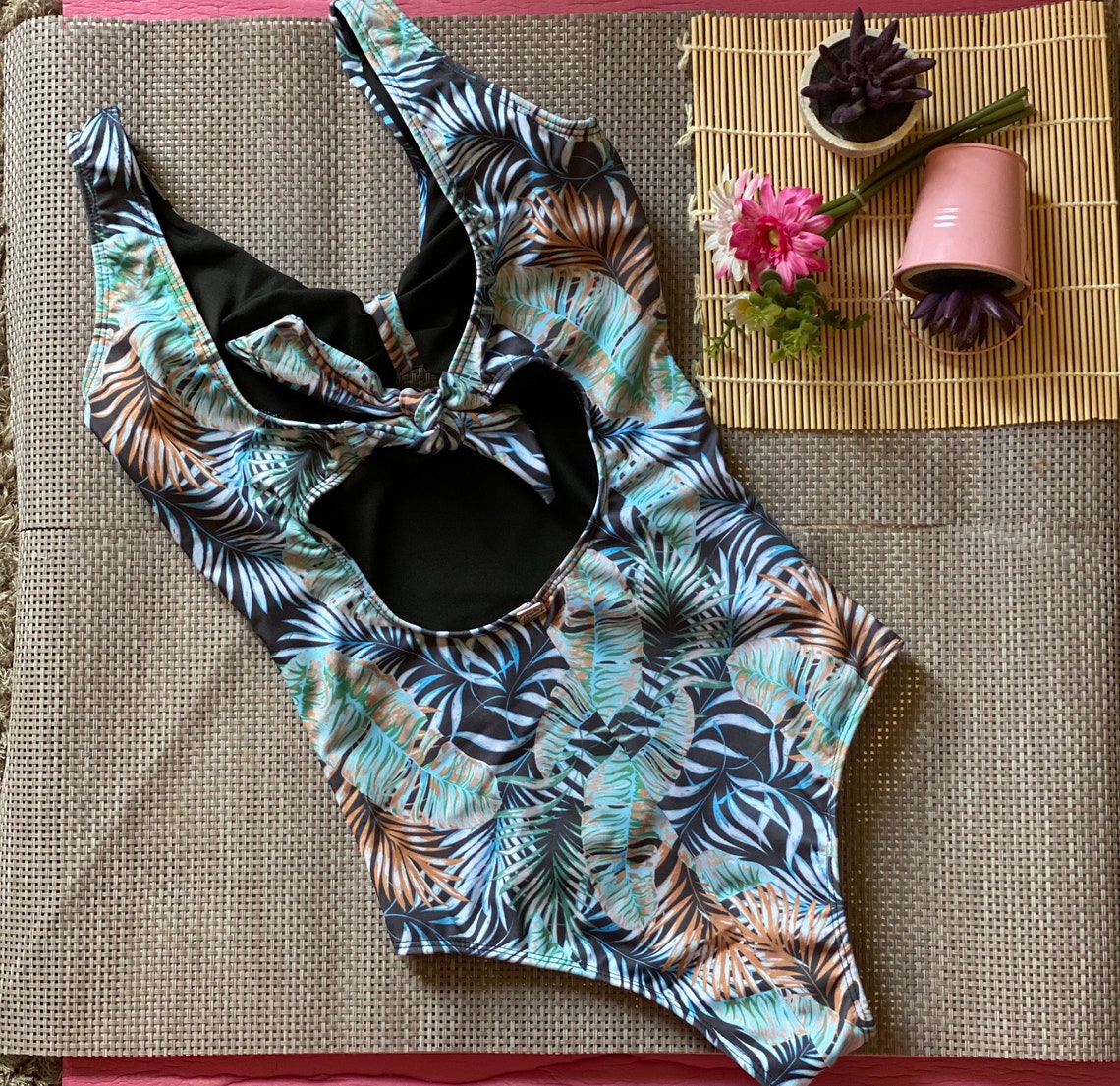 Brazilian onepiece swimsuit / swimsuit size S / swimsuit / Etsy