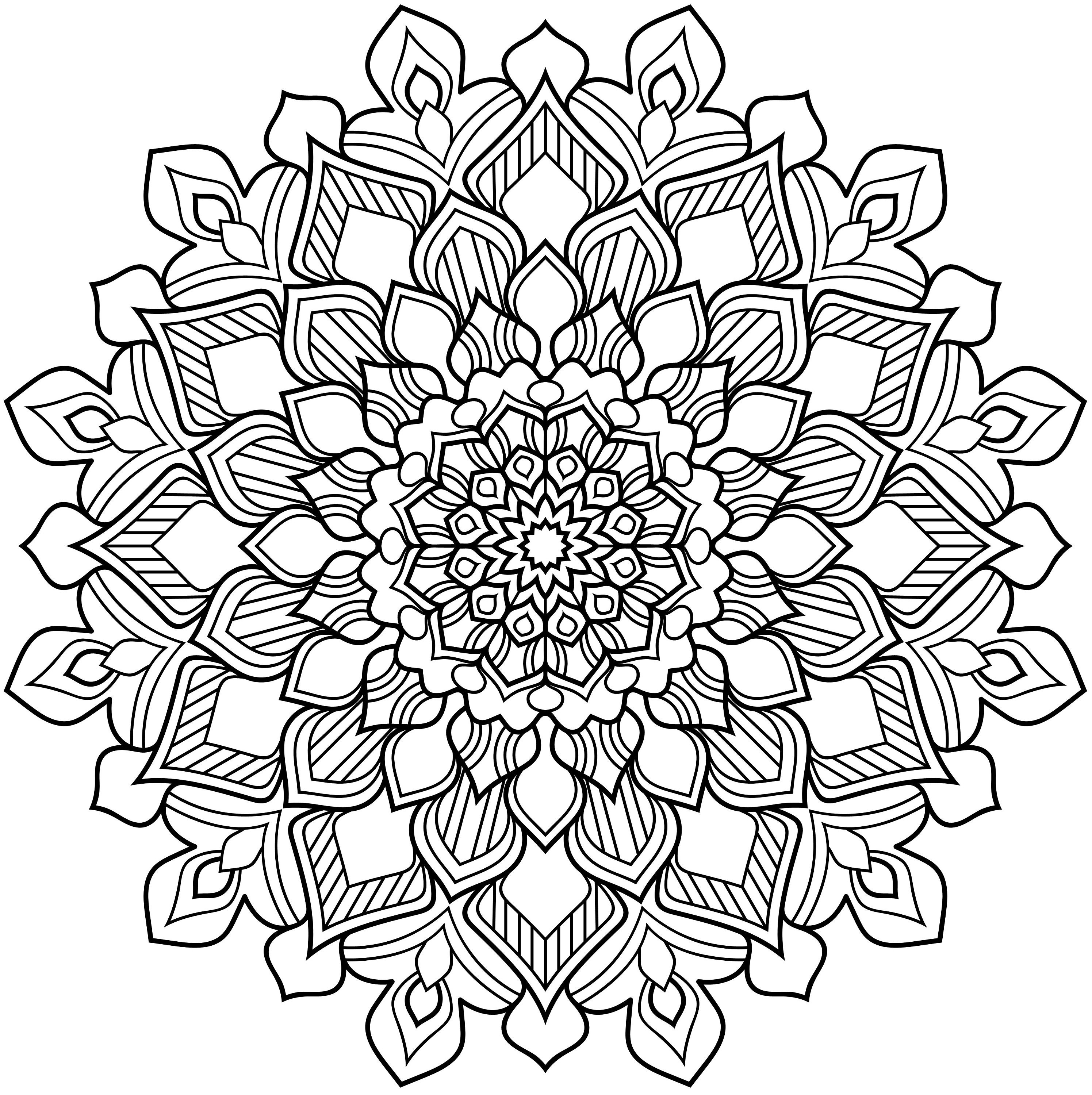 Coloring Pages Mandala - Etsy