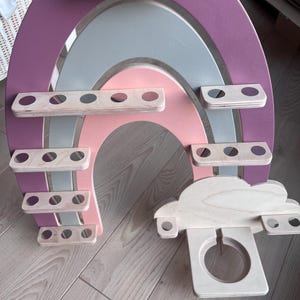 NEW!! Tonie Toniebox Shelf Tonie Shelf Rainbow