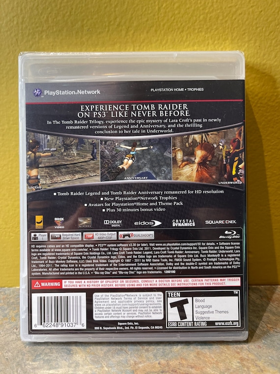 Tomb Raider Trilogy【新品未開封・PS3欧州版】 Tomb Raider Trilogy - PS3 Playstation 3 - Brand New