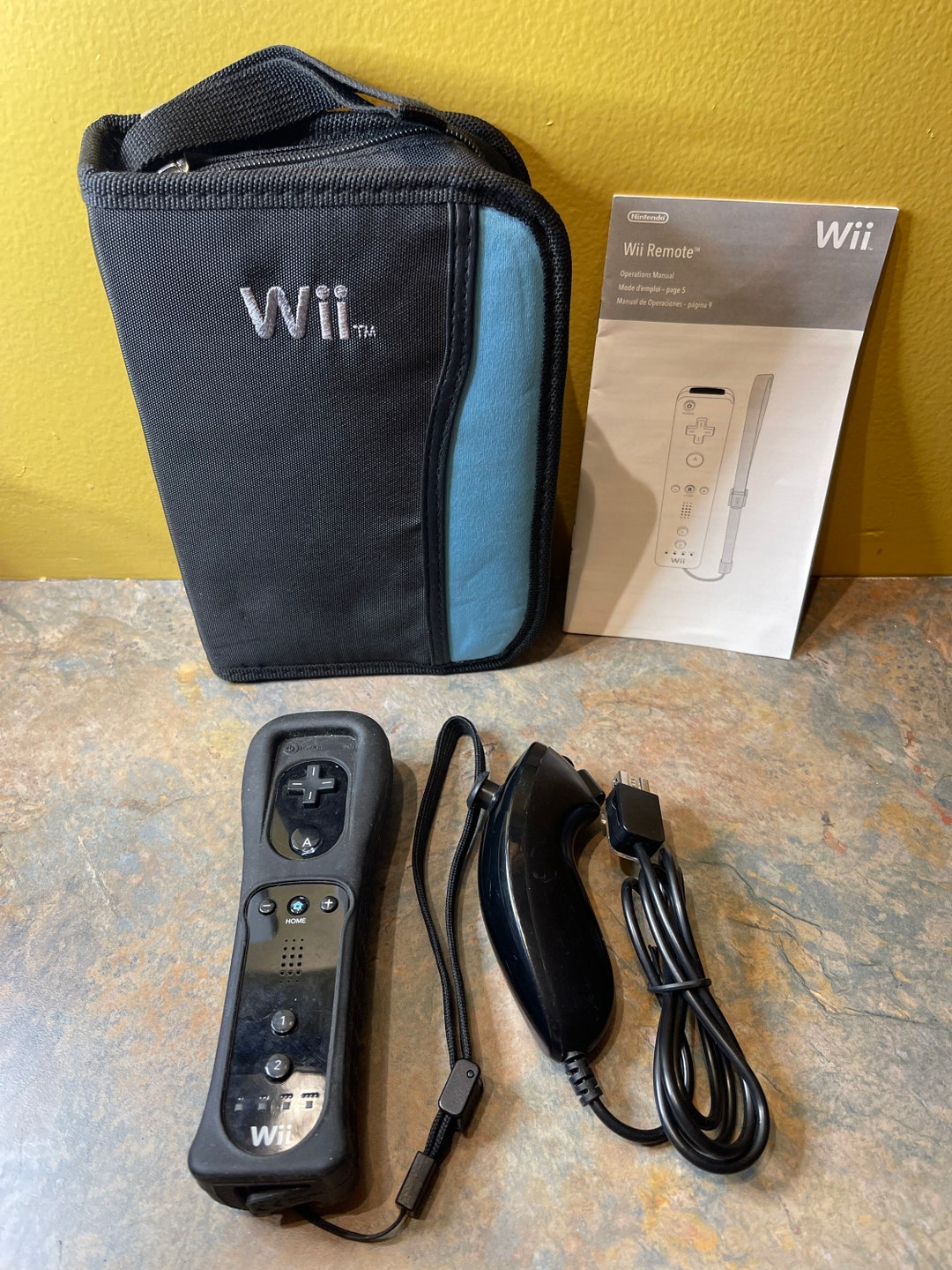 OEM Nintendo Wii Remote Controller RVL003 W/ Nunchuck and Etsy