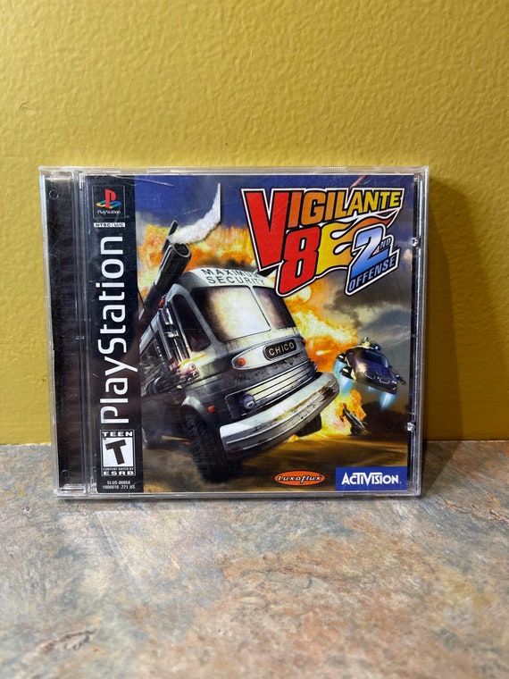 PlayStation　ビジランテ8 Vigilante 8 (Sony PlayStation 1 1998) PS1 CLEAN Complete Vehicular