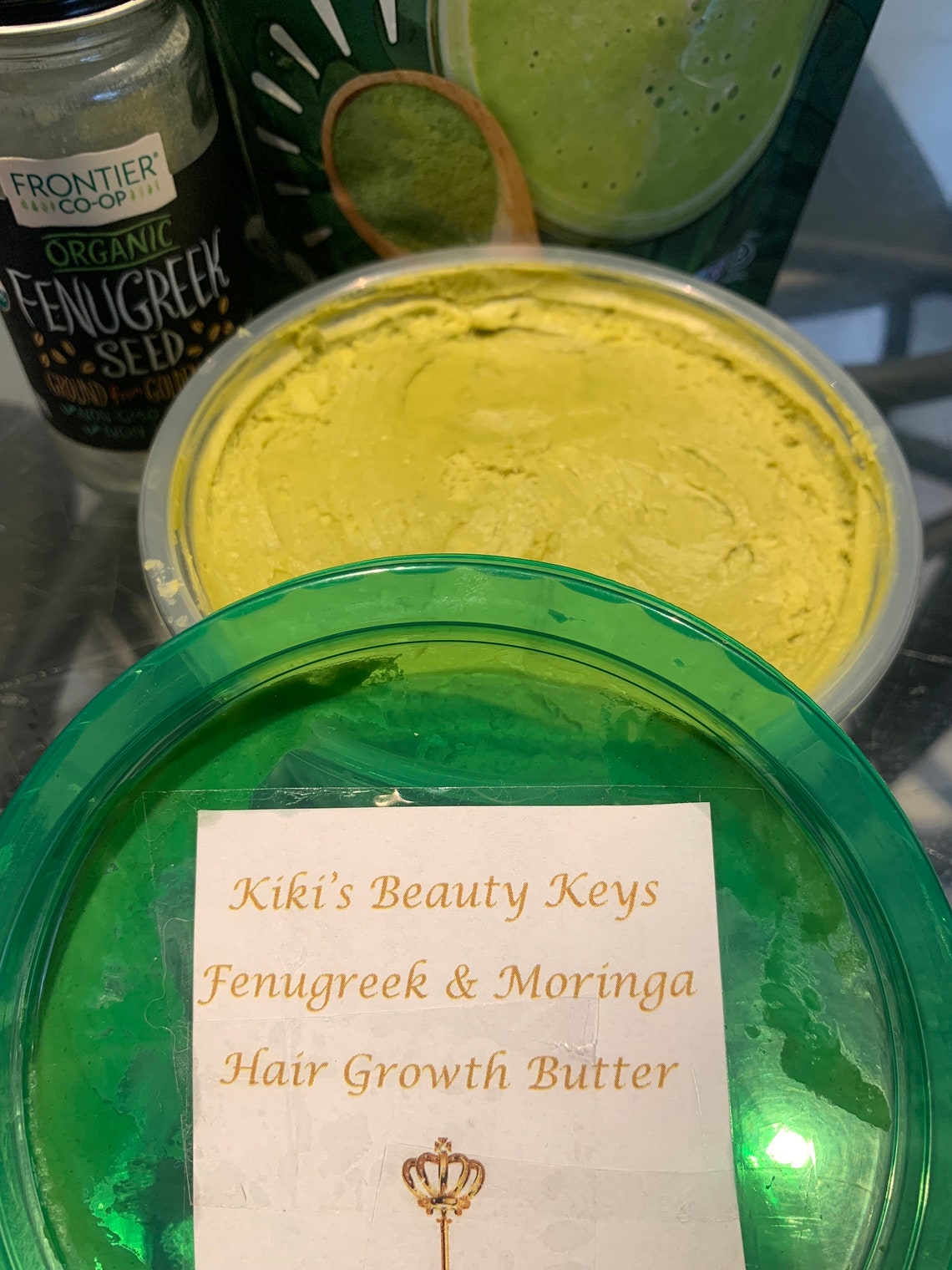 Fenugreek & Moringa Hair Growth Butter. Hair Products. Fenugreek Hair