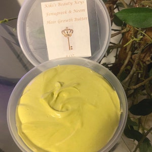 Manteiga super forte de feno-grego e Neem para crescimento capilar! Duplo crescimento! Caspa, problemas no couro cabeludo! Produtos para crescimento capilar. Cuidados com os cabelos ayurvédicos
