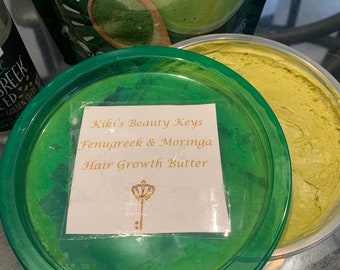 Bockshornklee Moringa Haarwuchsbutter, Ayurveda-Haarnahrung