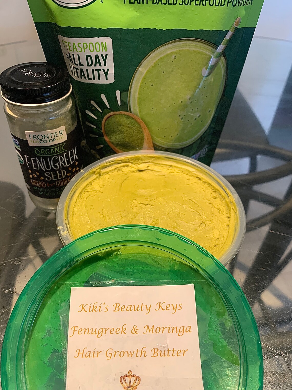 Fenugreek & Moringa Hair Growth Butter. Hair Products. Fenugreek Hair ...