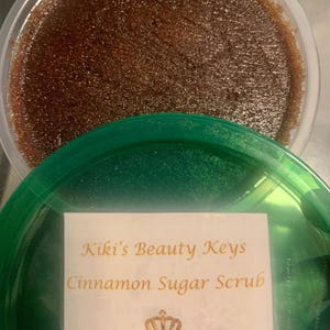 Scented Cinnamon Sugar Soap Scrub. Warm Spicy. Plump & Reduce Aging Skin. Enhance Complexion. Foot Scrub. Fall Scents.Prevent Ingrown Hairs