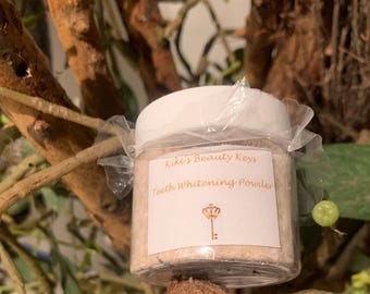 All Natural Teeth Whitening Powder, Fresh Breath, Gum Health