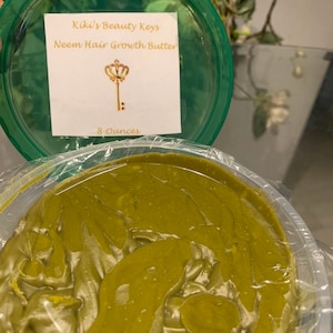 Super Effective Neem Hair Butter. Root stimulator. Hair Growth Butter. Dry Itchy Scalp. Lice, Oily Scalp , Psoriasis, Eczema.