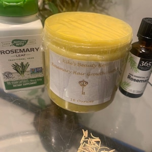 Rosemary Hair Growth Butter! Stimulating. Hair Growth Butter! Dandruff. Dry Scalp. Itchy Scalp. Adds Shine. Hair Growth Products.