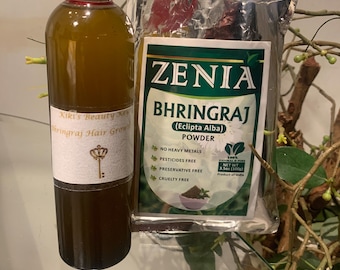 Bhringraj Oil, Ayurvedic Hair Loss Remedy, Healthy Scalp