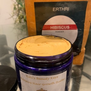 Hibiscus Hair Growth Butter. Hair Shine. Scalp Infections. Hair Loss.Split Ends. Frizzy Hair. Natural Hair Product
