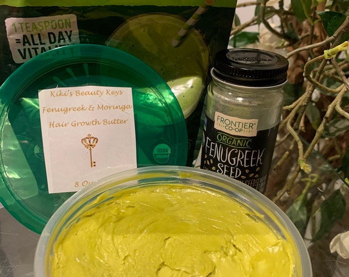 Featured listing image: Fenugreek & Moringa Extremely Powerful Hair Butter! Hair Growth Products. Extreme Fast Growth! Repair Damage, Strengthen Hair!