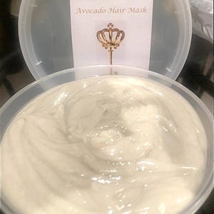 Super Hydrating Avocado Hair Mask. Hair Mask For Hair Growth. Hair Mask For Damaged Hair. Deep Conditioner. Avocado Hair Cream! Hair Protein
